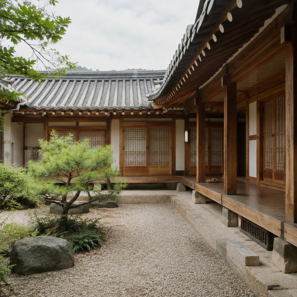 The courtyard